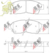 GDB3147/GDB3207/GDB3300 Колодки тормозные дисковые TOYOTA 91+ (36777 ABS)