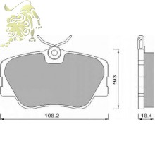 474281 Колодки тормозн. П (19,2мм) DB W124 85-/W201 16V(FDB415)