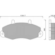 GDB1084/GDB1572 Колодки тормозные дисковые Ford Transit *14 (RM1192 GOODREM)