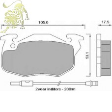 GDB1903 Колодки тормозные задн. RENAULT Master III 10+ (RM1035 GOODREM)