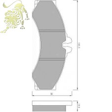 GDB1288 Колодки тормозные дисковые MB Sprinter/Iveco (RM1198 GOODREM)
