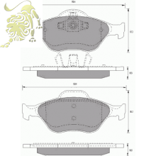 GDB1419 Колодки торморзные FORD FIESTA 95+ (C1G038ABE) D714E