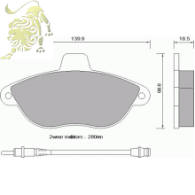GDB1216/742581 Колодки тормозные FOMAR CITROEN/FIAT/PEUGEOT JUMPY/SCUDO (RM1118 GOODREM)