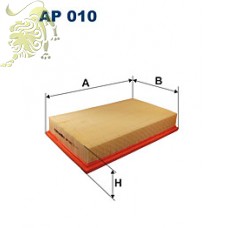 AP010 FILTRON Фильтр воздушный Mercedes 190D 2.0 97+ (AF1683s)