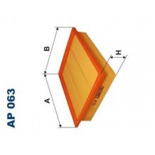 AP063 FILTRON Фильтр воздушный VW GOLF 91+ (AF1707)