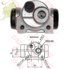 BWF167 Цилиндр тормозной задний правый CITROENPEUGEOTRENAULT (720 984 Hans)