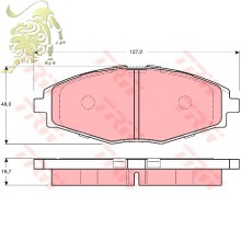 C10007PR Колодки передние Ланос *13 96316582 (LP1390/S) (06 481)