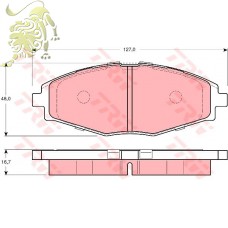 C10007PR Колодки передние Ланос *13 96316582 (LP1390/S) (06 481)