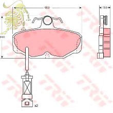 GDB1034/GDB471/GDB472 Колодки тормозные дисковые FORD (C2G001ABE)(D685E INTELLI)