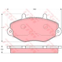 GDB1080 Колодки тормозные дисковые GDB1080 Колодки тормозные дисковые
