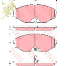 GDB3501 Колодки тормозные дисковые Mazda 6 2008 -  ( C13062ABE)