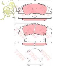 GDB3367 Колодки тормозные передн. KIA Cerato (D193 Dafmi)