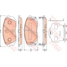 GDB3461/GDB3530 Колодки торм. HYUNDAI tx35 передн.(PKB-033/C10326ABE)