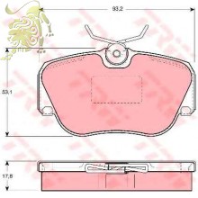 GDB817 Колодки тормозные дисковые