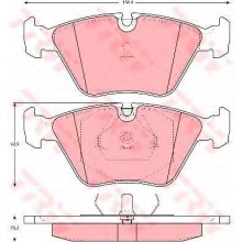 GDB916 Колодки тормозные дисковые BMW (C1B007ABE)