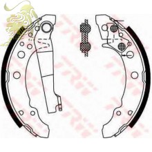 GS8166 Колодки тормозные барабанные задн. AUDI SEAT VW Skoda 31х180 (C0W001ABE)