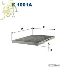 K1001A FILTRON Фильтр салона (угольный)