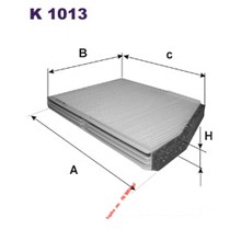 K1013 FILTRON Фильтр салона Daewoo Leganza