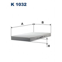 K1032 FILTRON Фильтр салона AUDI (B4A003PR)