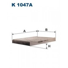K1047A FILTRON Фильтр салона (угольный) (B4W012CPR)