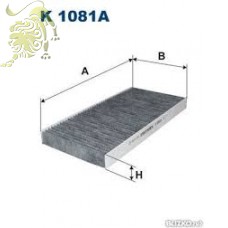K1081A FILTRON Фильтр салона (угольный) (B4X014CPR)