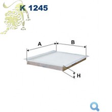 K1245 Фильтр салона NISSAN, KIA CEE'D, HYUNDAI (AF 5015)