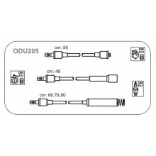 ODU204 Провода высоковольтные OPEL VECTRA A 1.8-2,0i (1292001210JP)