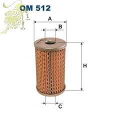 OM512 FILTRON Фильтр масляный