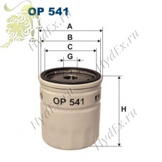 OP541 FILTRON Фильтр масляный OPEL (RD.1430WL7087)